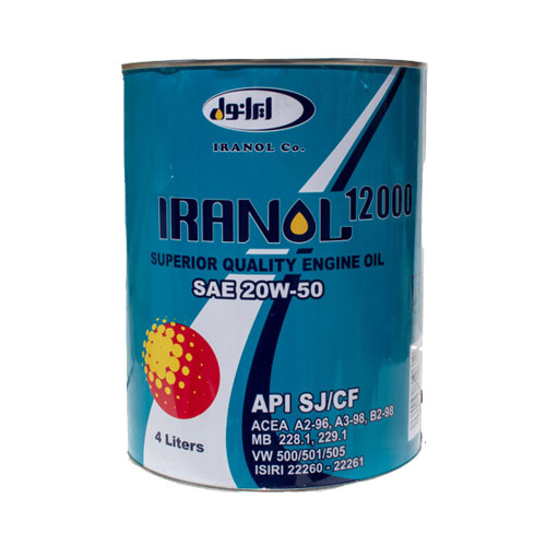 روغن موتور ایرانول 12000 SJ