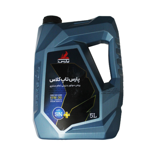 روغن موتور پارس تاپ کلاس تمام سنتزی  5W-30 SP حجم 5 لیتر