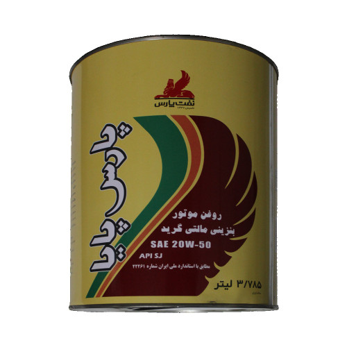 روغن موتور پارس پایا20W-50 SL حجم 3.785 لیتر