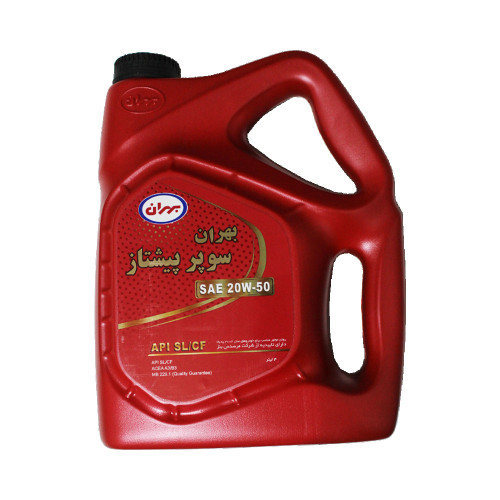 روغن موتور بهران سوپر پیشتاز 20W-50 SL حجم 4 لیتر